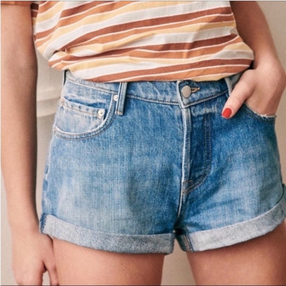 Sezane Denim Niels Shorts Size 36/4